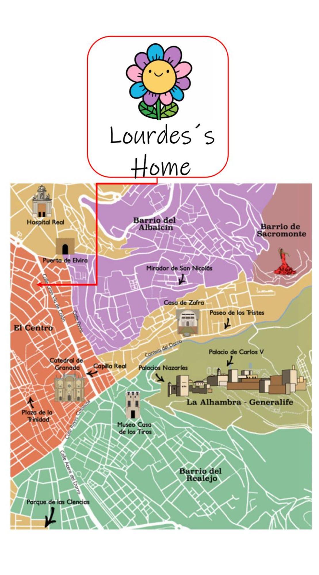 Lourdes'S Home Гранада Экстерьер фото